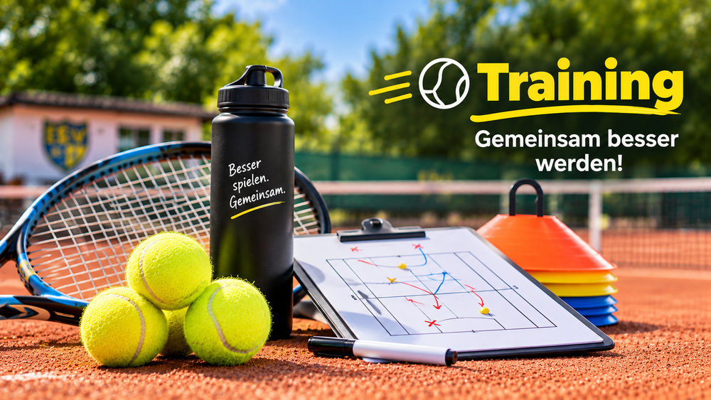 Tennistraining bei der Eickener Tennisabteilung aus Melle-Eicken